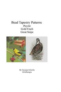 Bead Tapestry Patterns Peyote Gold Finch Great Snipe