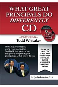 What Great Principals Do Differently Audio CD