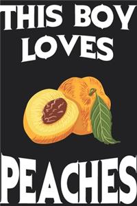 This Boy Loves Peaches Notebook