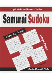 Large Print Samurai Sudoku