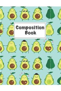 Avocado Composition Book