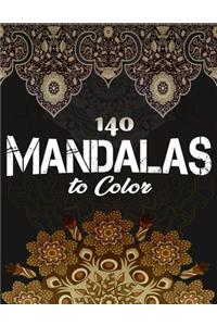 140 Mandalas To Color