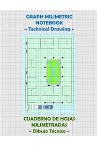 Milimetric Graph Notebook Technical drawing