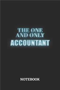 The One And Only Accountant Notebook