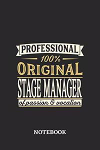 Professional Original Stage Manager Notebook of Passion and Vocation