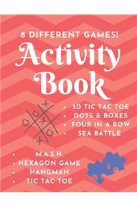 Activity Book - 8 Different Games!