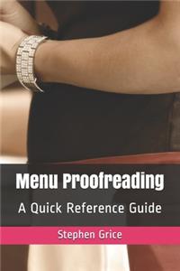 Menu Proofreading: A Quick Reference Guide