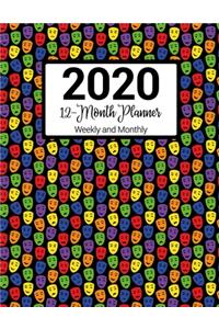 2020 12-Month Planner Weekly & Monthly