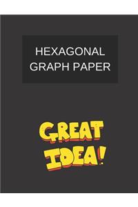 hexagonal graph paper great idea!