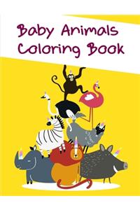 Baby Animals Coloring Book