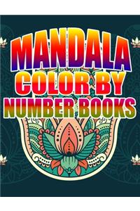 Mandala Color by Number Books