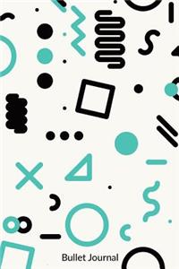 Bullet Journal: Minimal Design Bullet Journal - 120-Page 1/4 Inch Dot Grid Minimal Pattern Notebook - 6 X 9 Perfect Bound Paperback