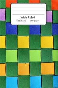 Wide Ruled Composition Notebook 6