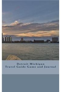 Detroit Michigan Travel Guide Game and Journal