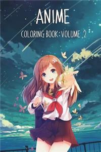 Anime Coloring Book