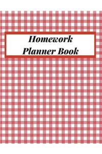 Homework Planner Book