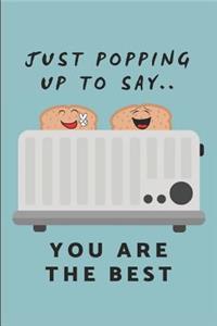 Just Popping Up to Say.. You Are the Best