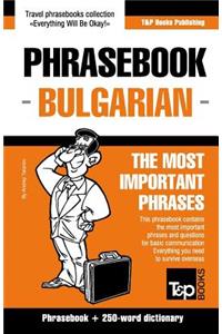 English-Bulgarian phrasebook and 250-word mini dictionary