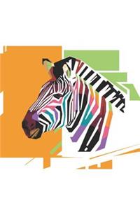 Zebra Pop Art Lined Journal