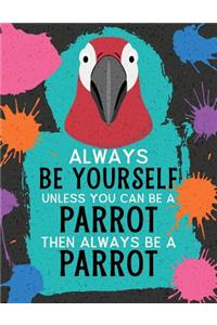 Always Be Yourself Unless You Can Be a Parrot Then Always Be a Parrot