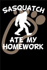 Sasquatch Ate My Homework