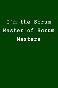 I'm the Scrum Master of Scrum Masters