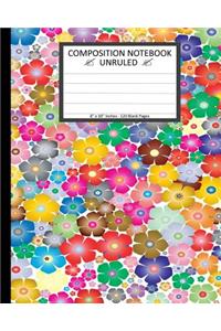 Unruled Composition Notebook 8