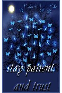 Stay patient and trust (notebook, Journal, Bullet journal)