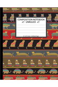 Unruled Composition Notebook 8