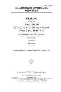 Issues for surface transportation authorization