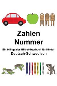 Deutsch-Schwedisch Zahlen/Nummer Ein bilinguales Bild-Wörterbuch für Kinder