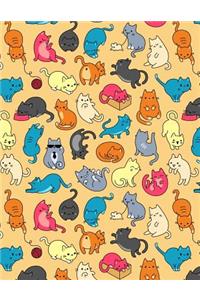 My Big Fat Bullet Journal for Cat Lovers Fun Cat Pattern 10