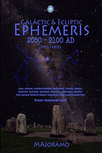Galactic & Ecliptic Ephemeris 2050 - 2100 Ad