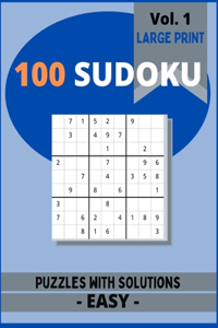 100 Sudoku Puzzles for Adults