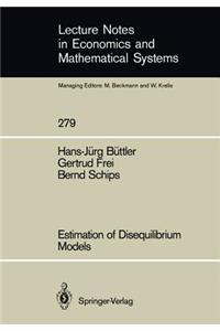 Estimation of Disequilibrium Models