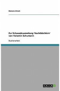 Zur Schwanksammlung 'Nachtbüchlein' von Valentin Schumann
