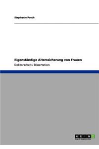 Eigenständige Alterssicherung von Frauen