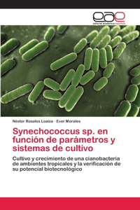 Synechococcus sp. en función de parámetros y sistemas de cultivo