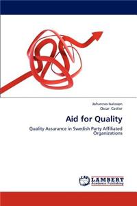 Aid for Quality