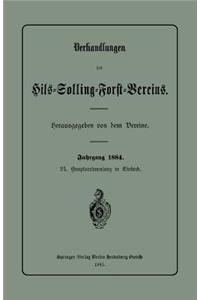 Verhandlungen Des Hils-Solling-Forst-Vereins
