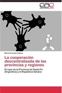 cooperación descentralizada de las provincias y regiones