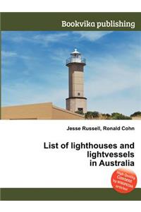 List of Lighthouses and Lightvessels in Australia