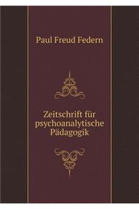 Zeitschrift Für Psychoanalytische Pädagogik