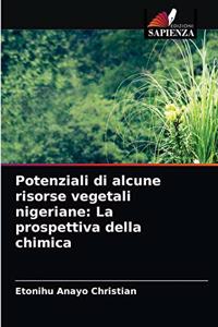 Potenziali di alcune risorse vegetali nigeriane