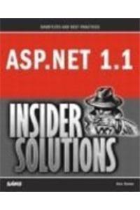 Asp.Net 1.1 Insider Solutions