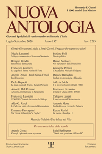 Nuova Antologia - A. CLV, N. 2295, Luglio-Settembre 2020