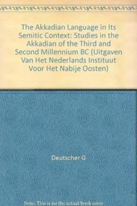 The Akkadian Language in its Semitic Context