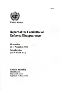 Report of the Committee on the Enforced Disappearances