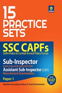 SSC CAPFs Sub Inspector and Assistant Sub Inspector Practice Sets 2018