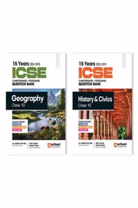 ICSE Chapterwise-Topicwise Solved Papers (2023-2010) - Geography,History & Civics  Class 10 (EditionI)